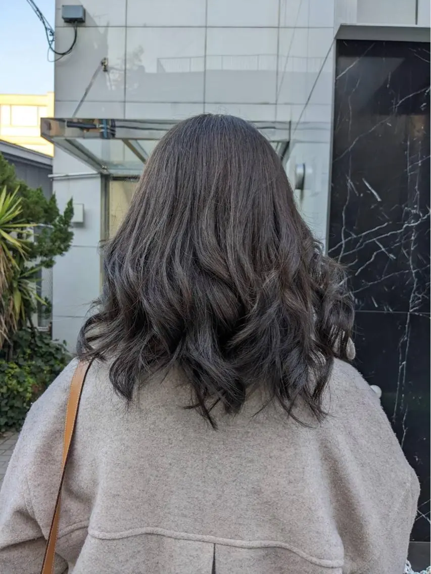 セミロング カット ヘアカラー トリートメント 寺田 ゆりのヘアスタイル