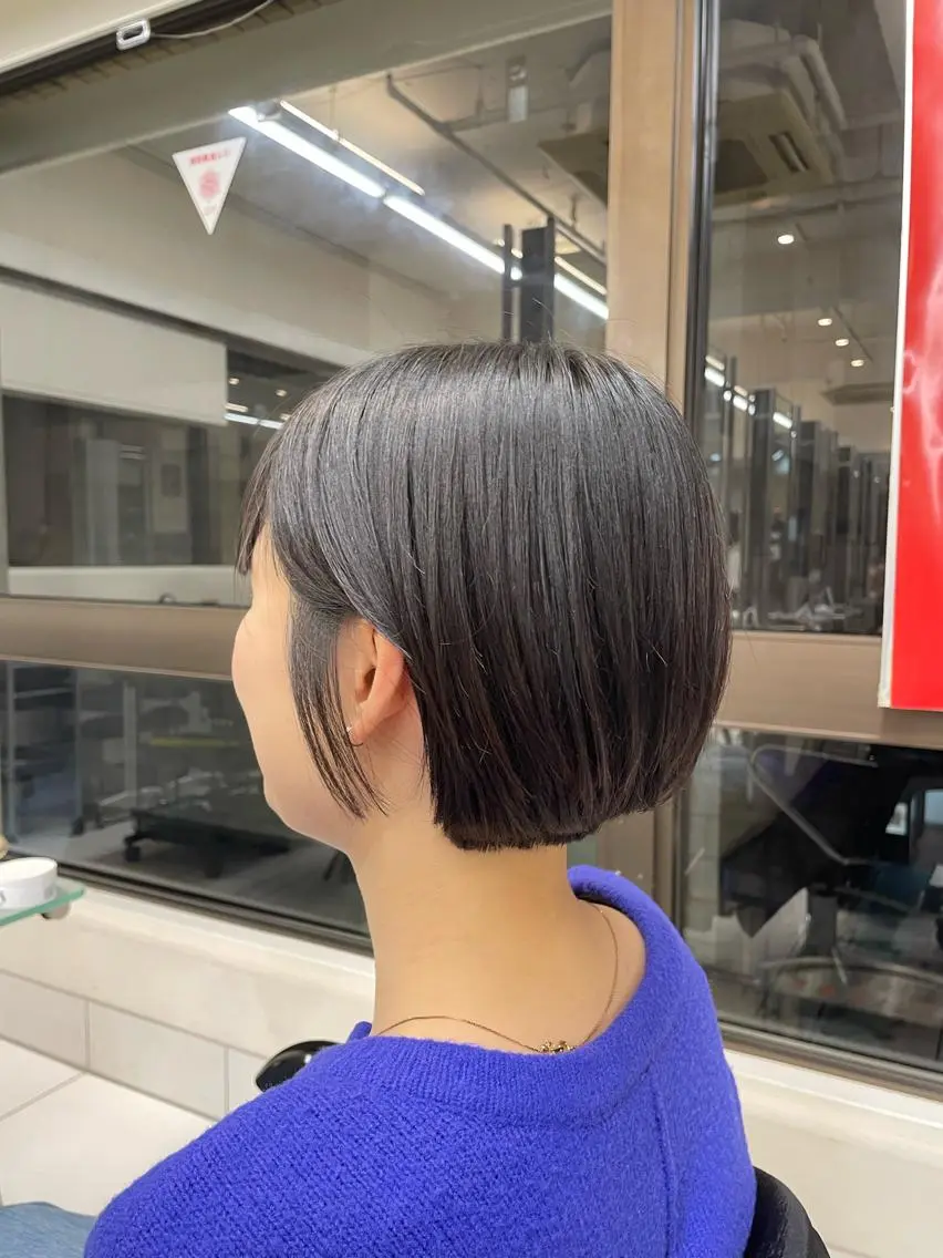 ショート ボブ 大山 真衣のヘアスタイル