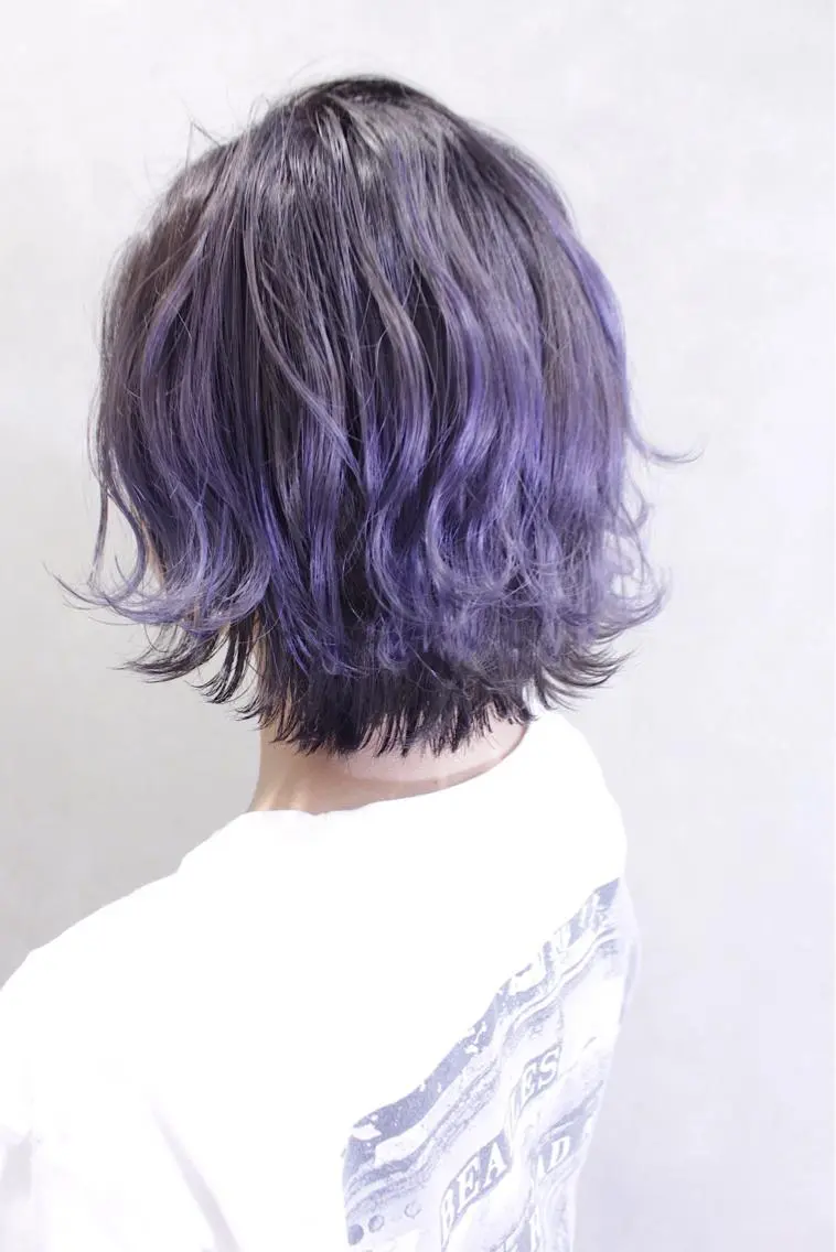 ショート カラー ヘアアレンジ ヘアカラー トリートメント lani ブリーチ /ダブルカラーのヘアスタイル