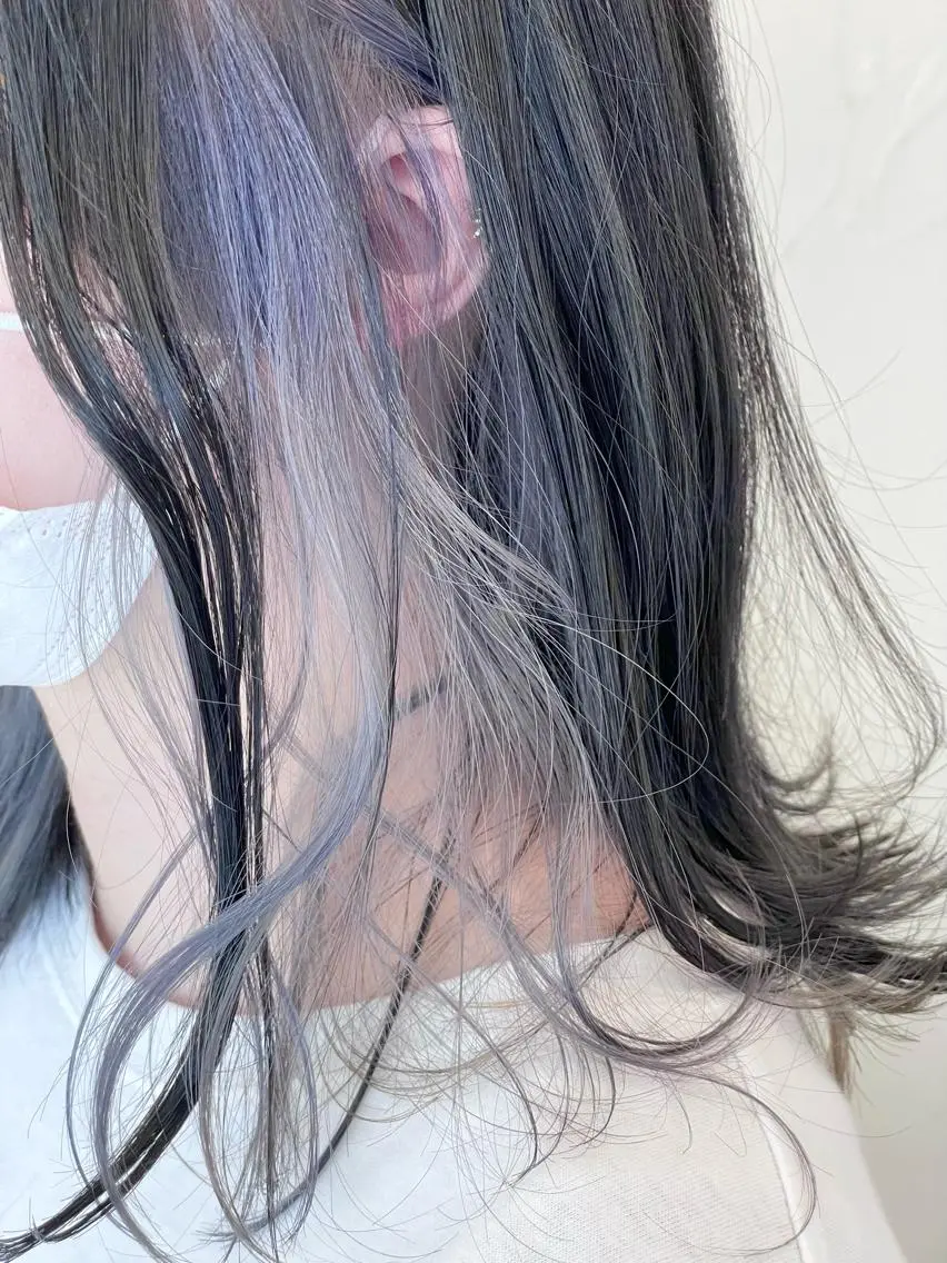 ミディアム カラー シルバー メンズ特化/パーマ指 名No.1/百瀬太郎のヘアスタイル