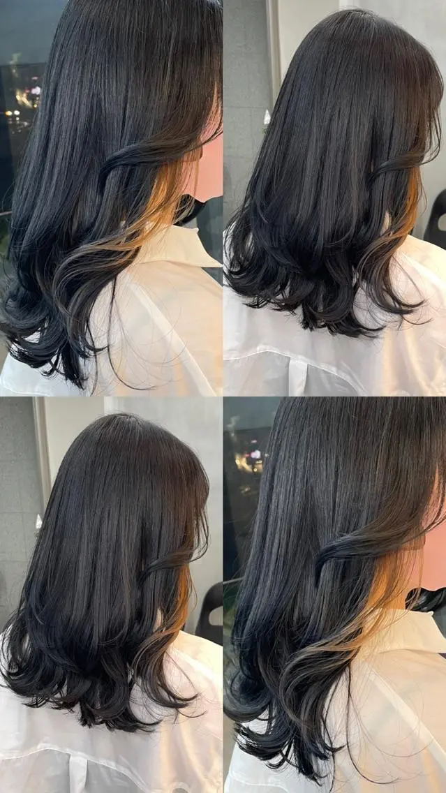 ロング カラー インナーカラー owl（オウル） Momoのヘアスタイル