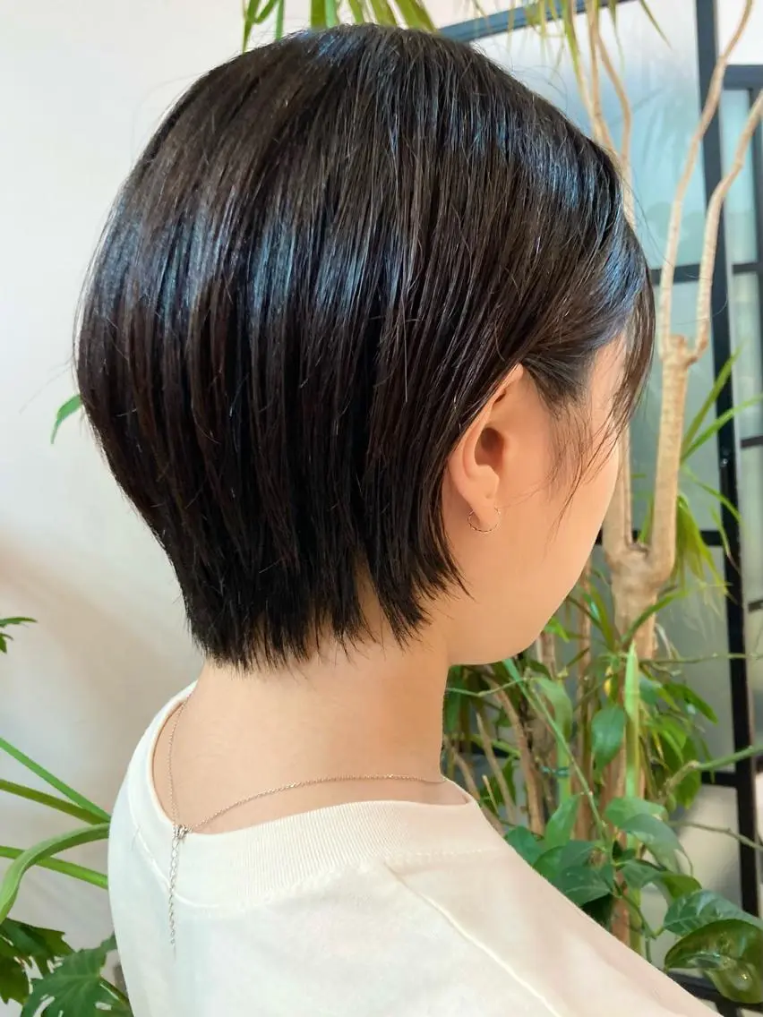 ショート ショートヘア 阪口 依美奈のヘアスタイル