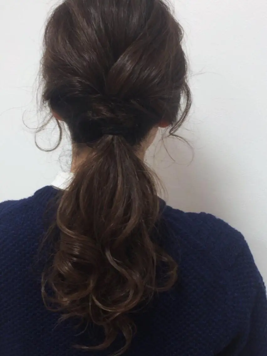 ロング カラー ヘアアレンジ 🍀ナガヤマ ヒデアキ🍀のヘアスタイル