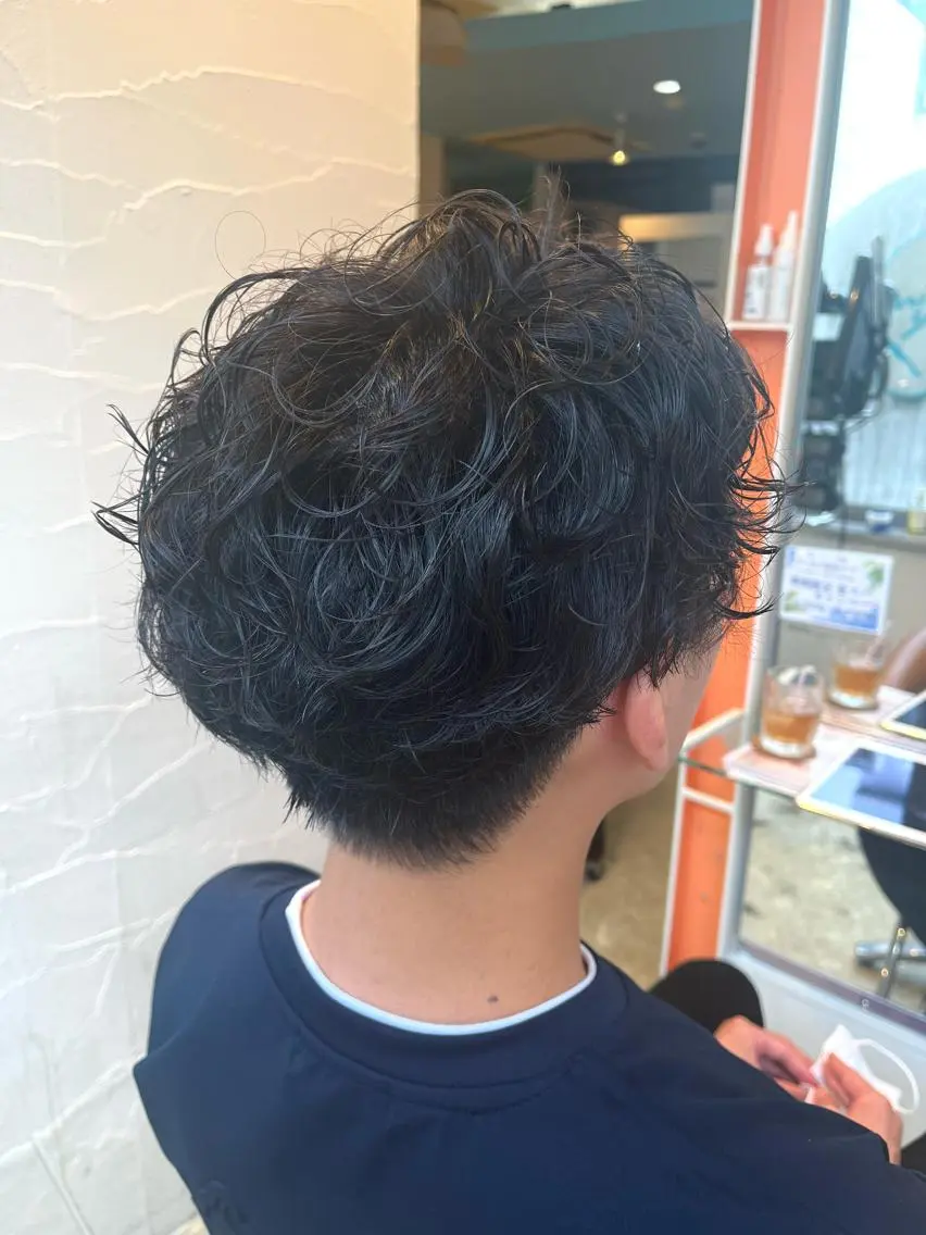 ショート パーマ カット パーマ うしだ かおるのヘアスタイル