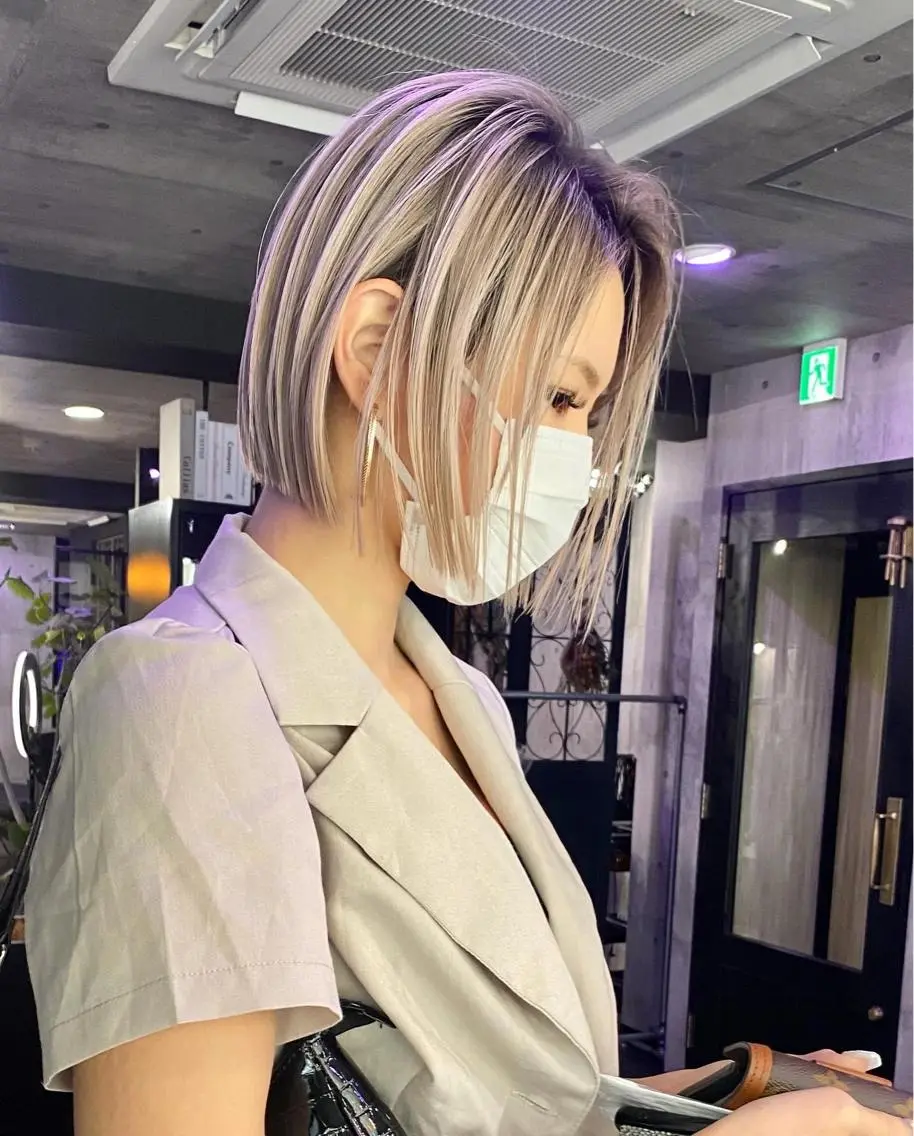 ショート メンズ縮毛矯正 🎖アジマ リョオのヘアスタイル