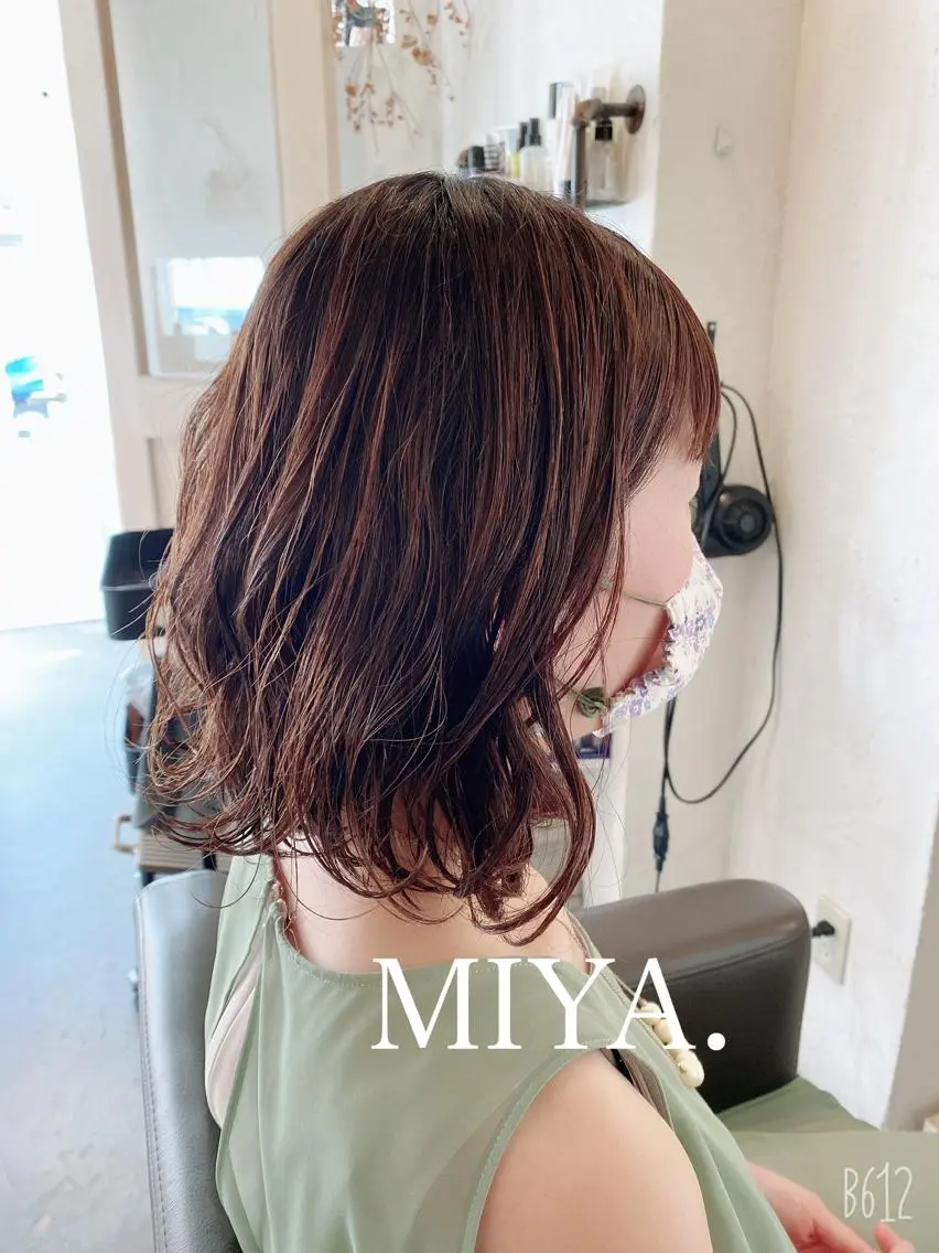 ミディアム 北24条　髪質改善 MIYAのヘアスタイル