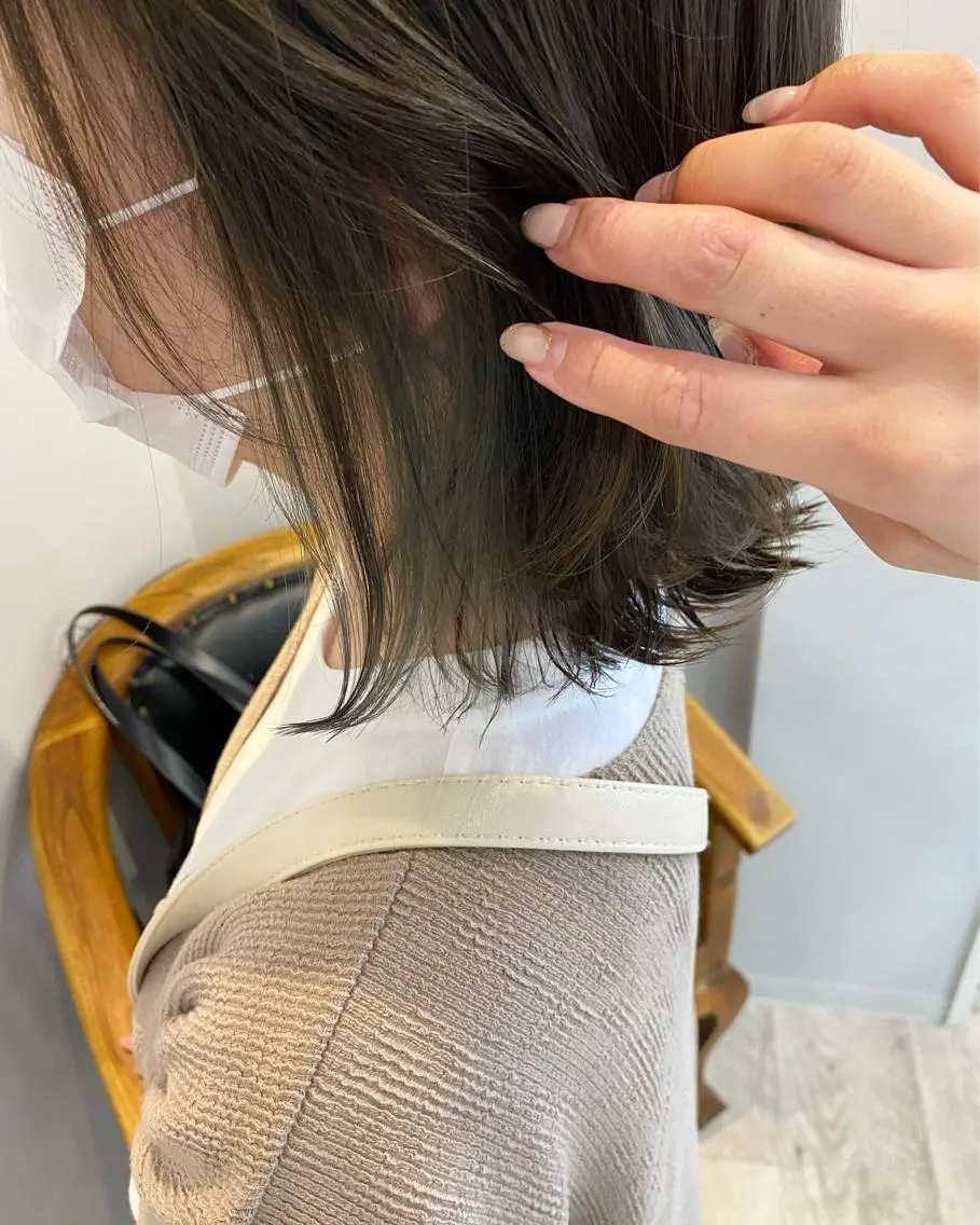 セミロング ボブ 西村 美羽のヘアスタイル
