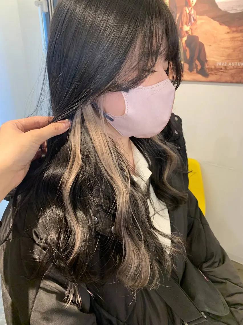 ロング カラー ヘアカラー トリートメント 🌛ダブルカラー 🌜SAYAKAのヘアスタイル