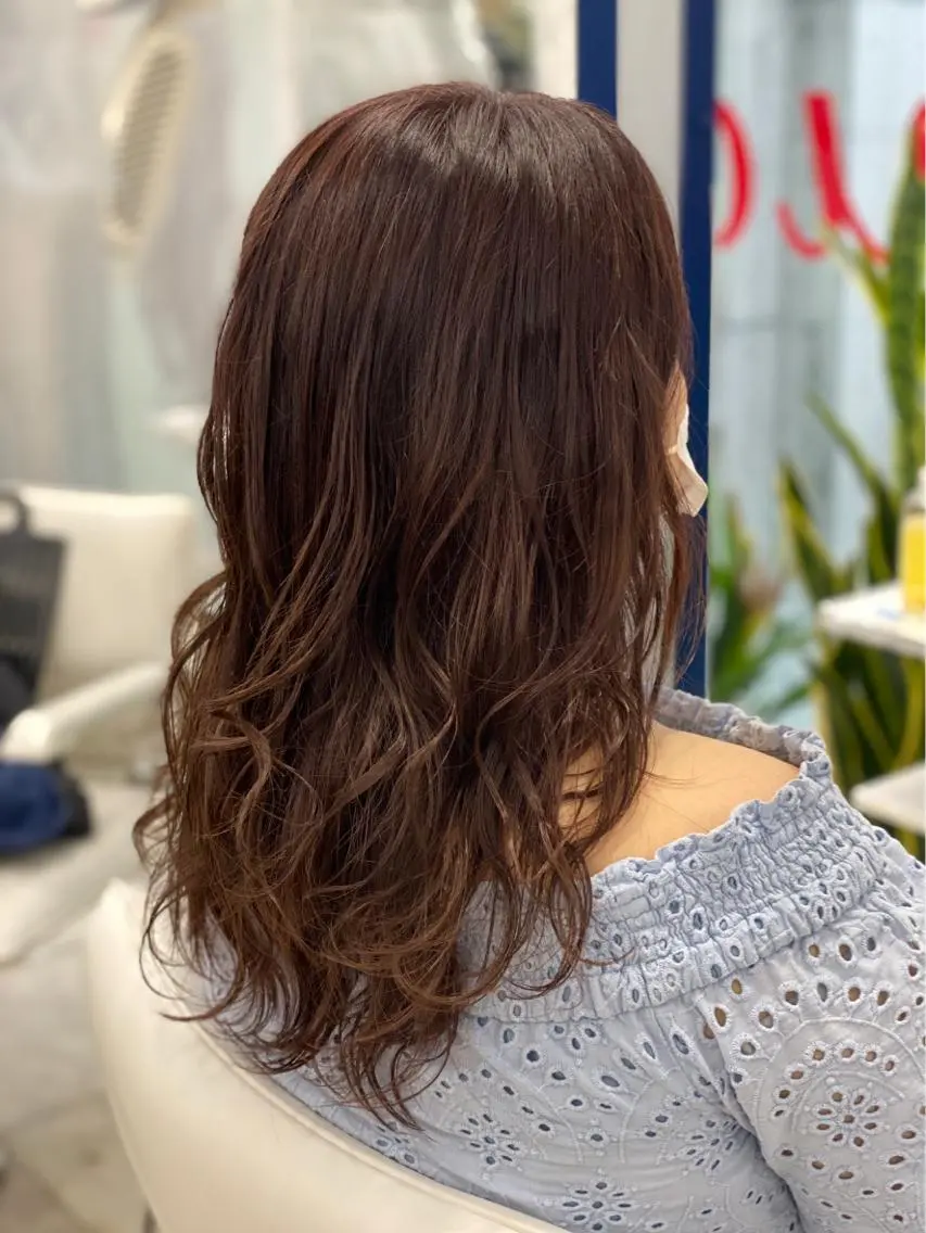 セミロング カラー ヘアアレンジ 🧸髪質改善特化 金澤 彩香🎀のヘアスタイル