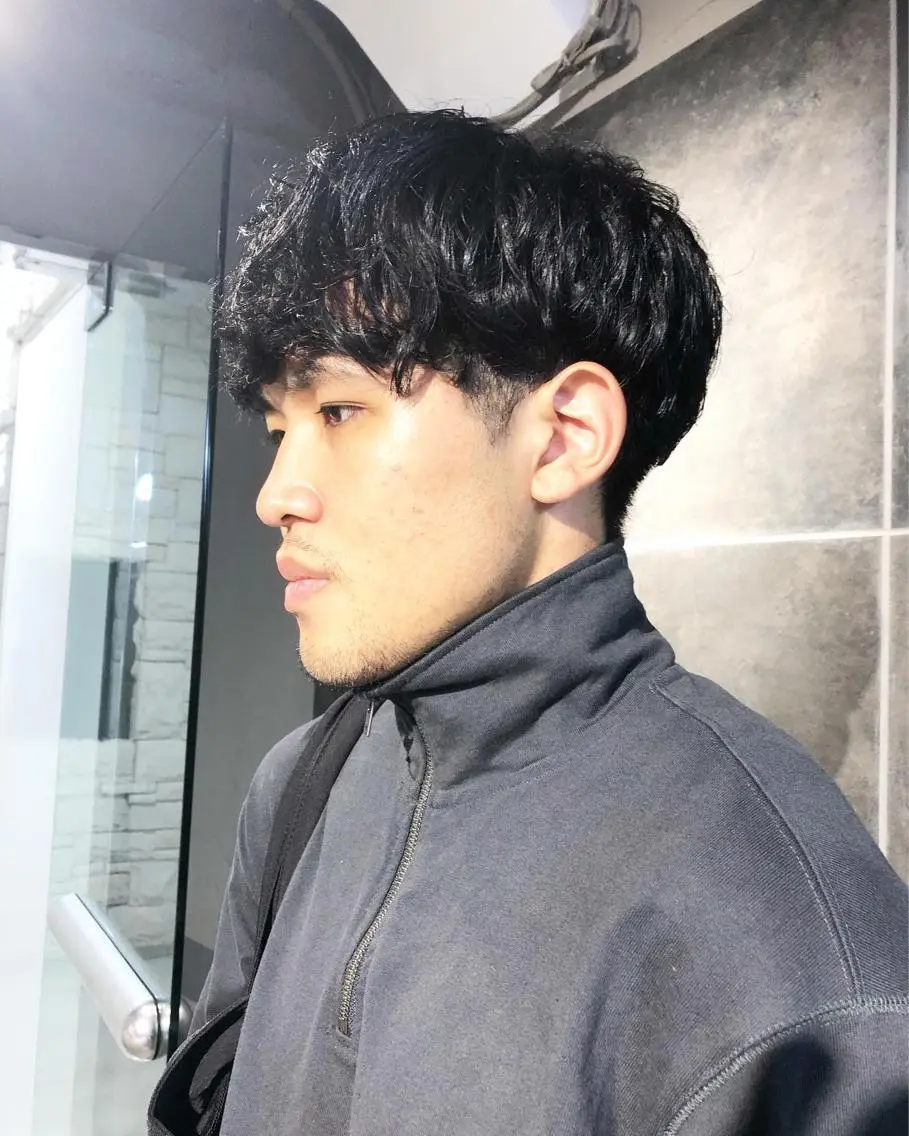 パーマ ヘアアレンジ メンズ カット パーマ トリートメント ヘアセット メンズ特化✂️栗原 侑也のヘアスタイル