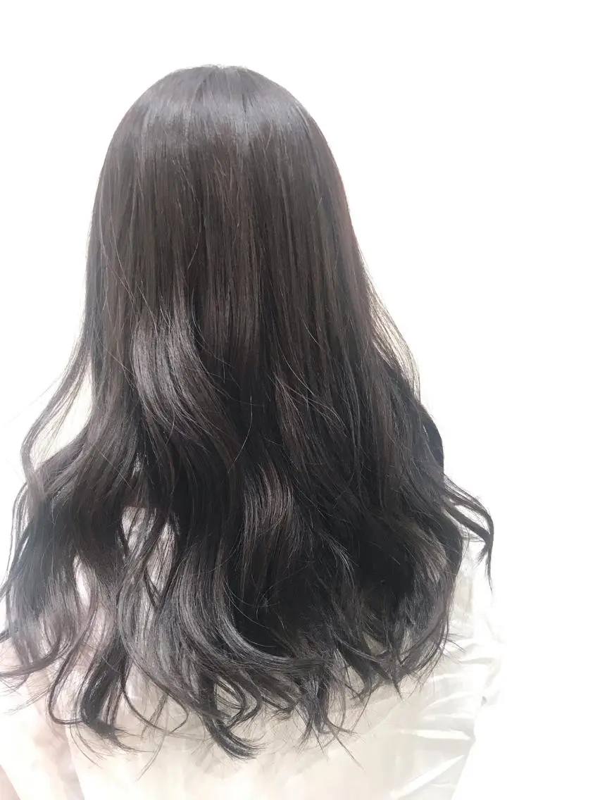ロング パーマモデル募集🌈 森脇帆南のヘアスタイル