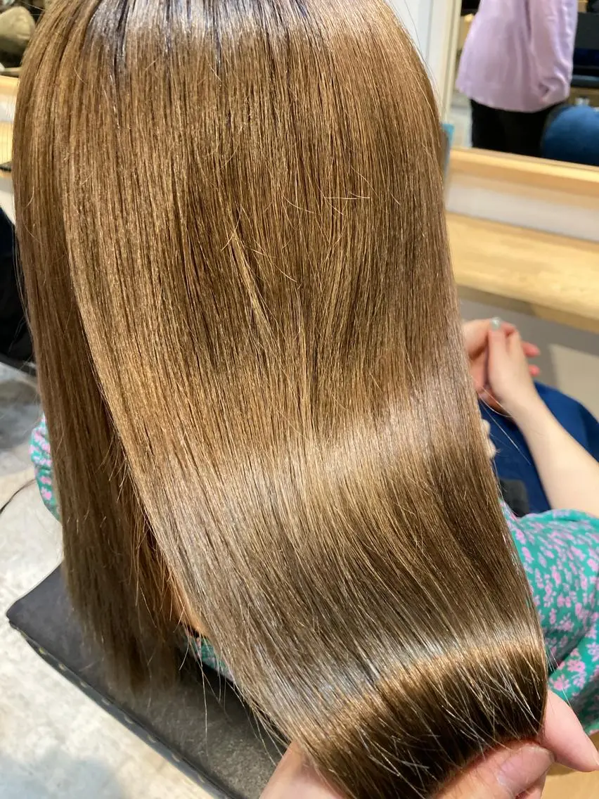 ミディアム カラー 透明感カラー 髪質改善 トリートメント カット ヘアカラー トリートメント 【女性指名No.1】 西口直子のヘアスタイル