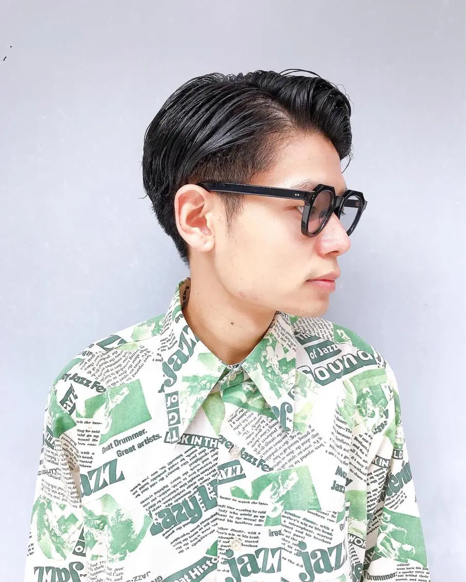 ショート パーマ メンズ カット ヘアカラー パーマ 縮毛矯正 トリートメント メンズパーマ タカキリョウのヘアスタイル