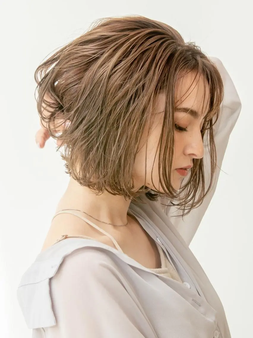 ショート 豊中駅3分eha レッスンモデルのヘアスタイル