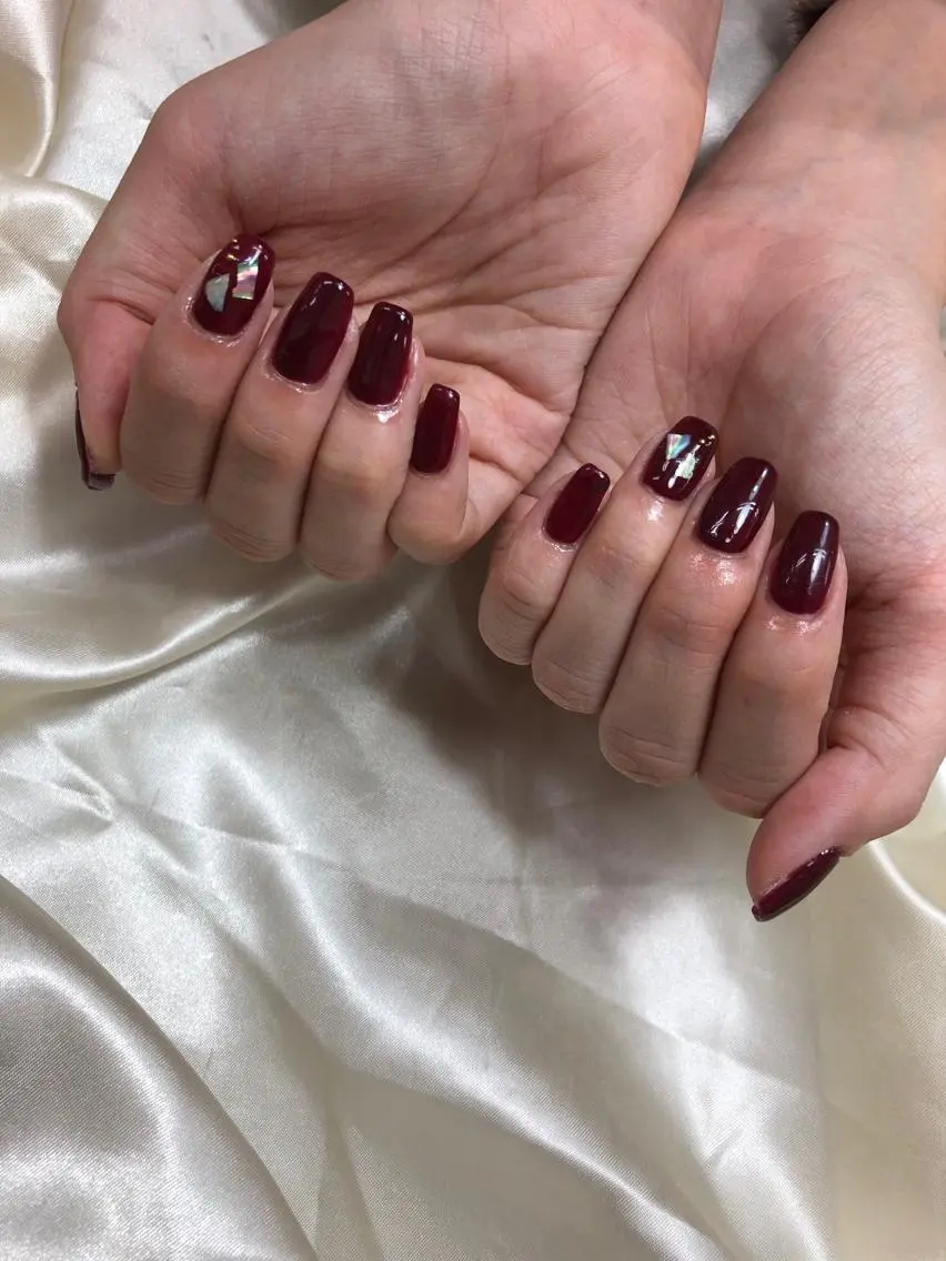 ネイル ボルドー 本村 かなこのその他イメージ