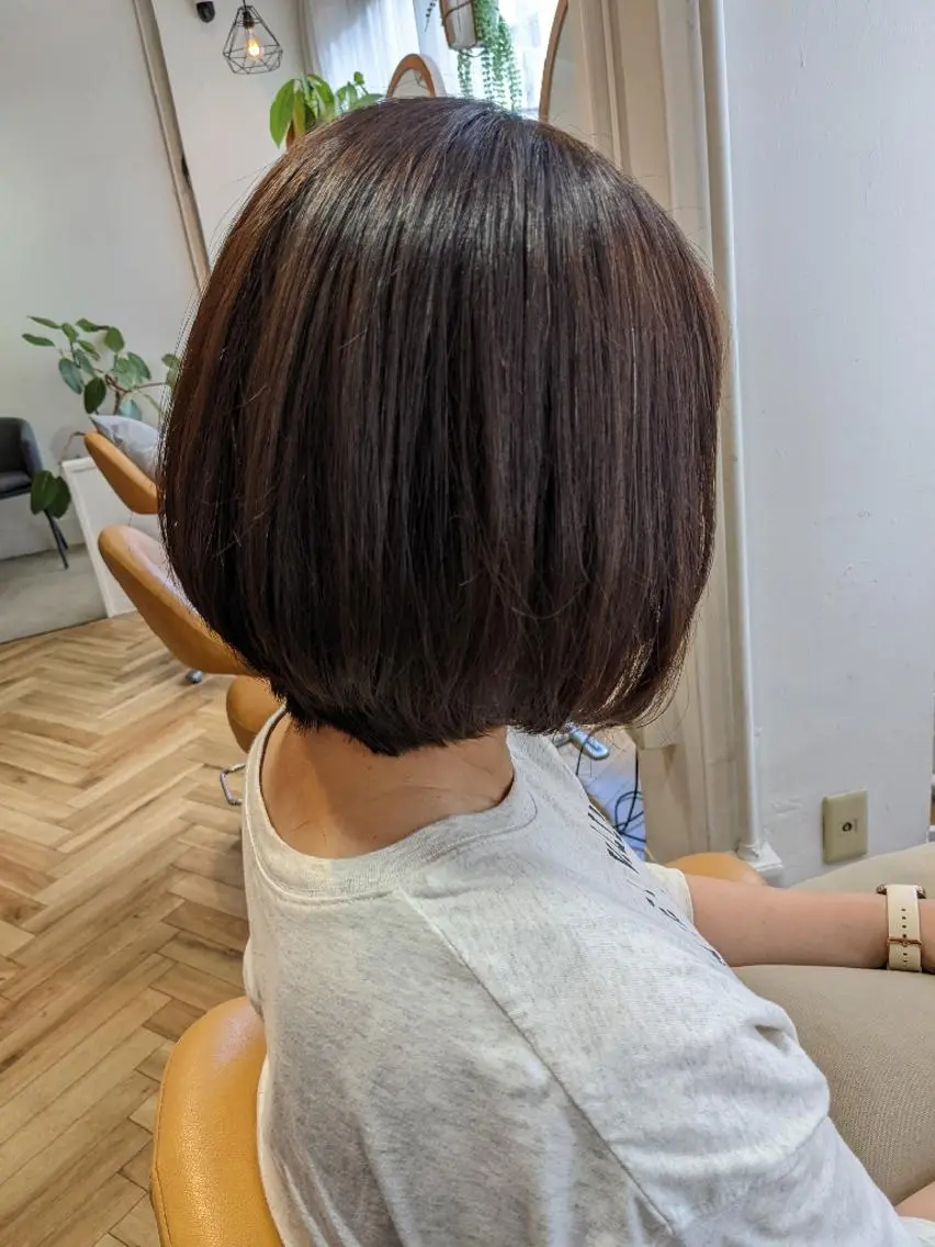 ショート トリートメント カット ヘアカラー トリートメント newi 天王寺　 masakoのヘアスタイル