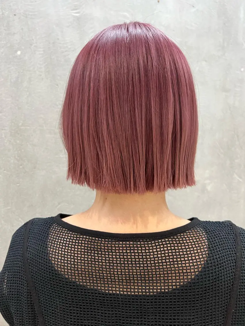 ショート カラー 谷町/Le'a /竹原しおなのヘアスタイル