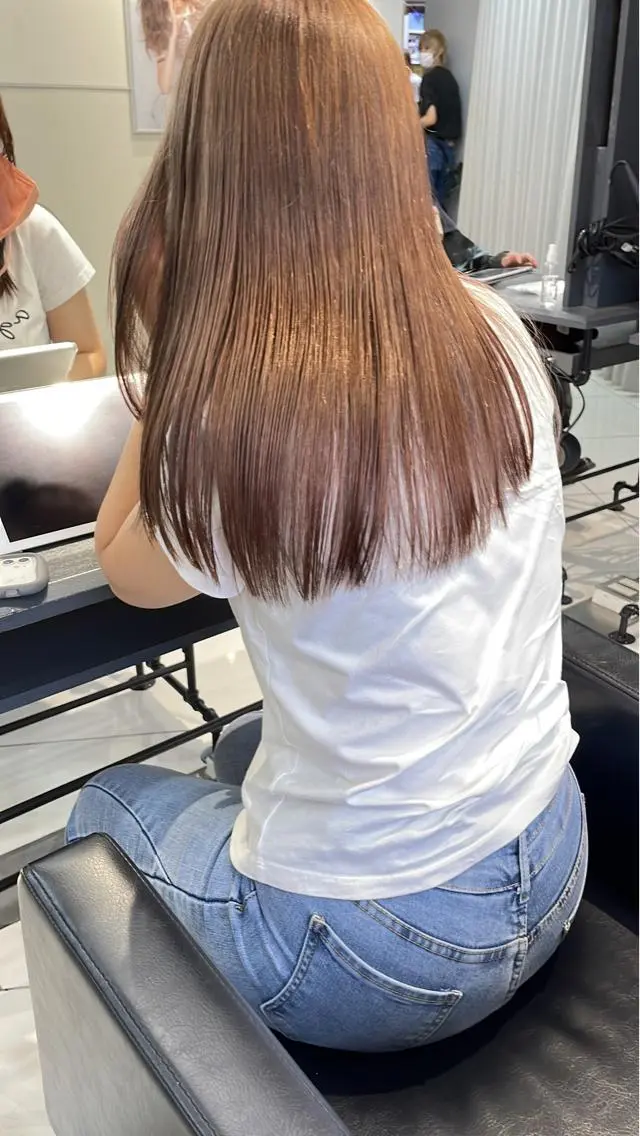 セミロング カラー パーマウルフショート 濱田匠のヘアスタイル