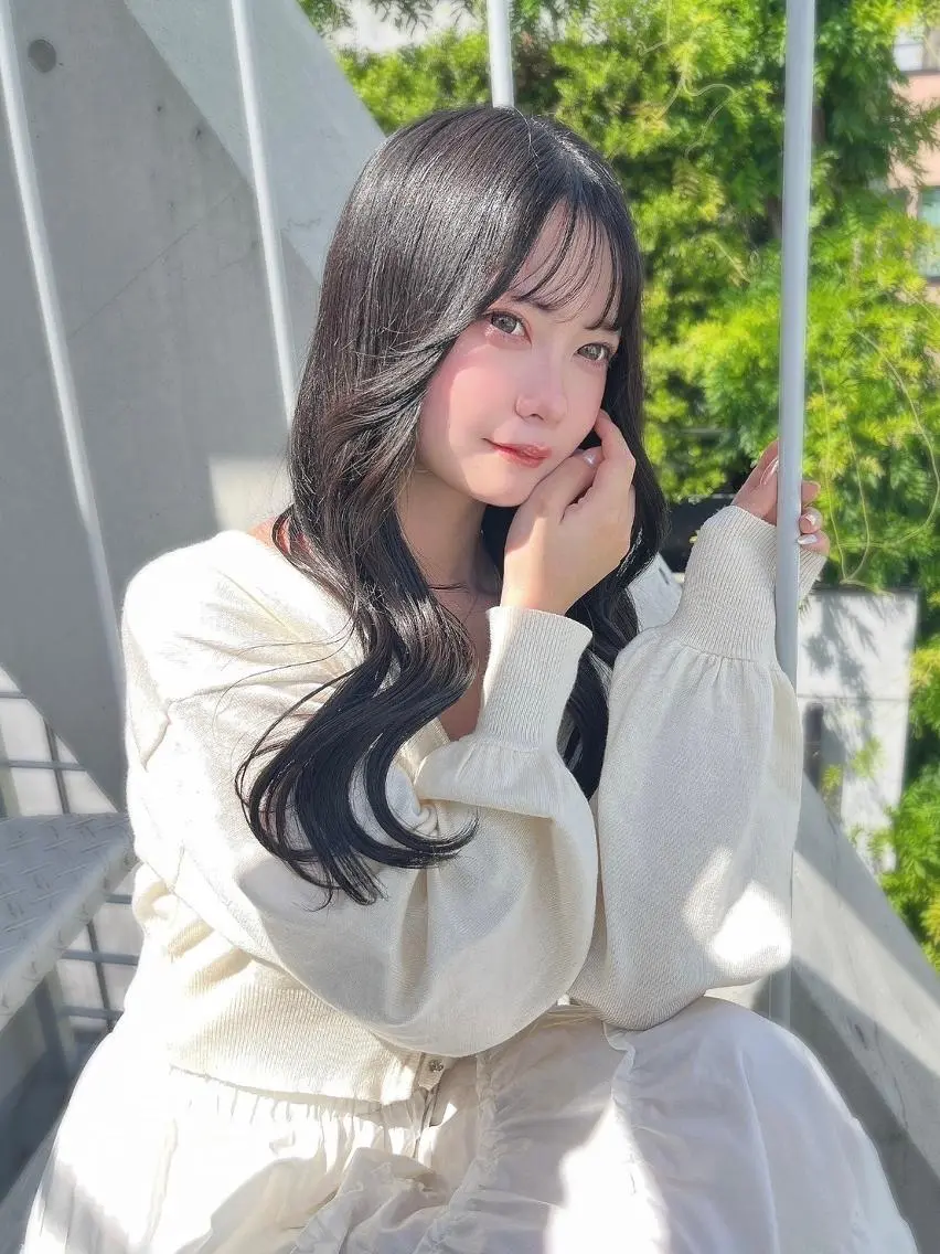 カラー カット ヘアカラー *❤︎透け感モテヘア モデル募集❤︎のヘアスタイル