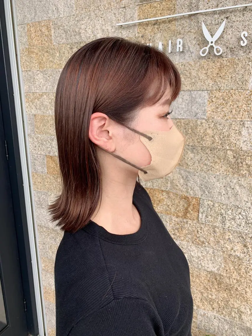 ミディアム カット ヘアカラー トリートメント ヘアセット 中村 優太のヘアスタイル