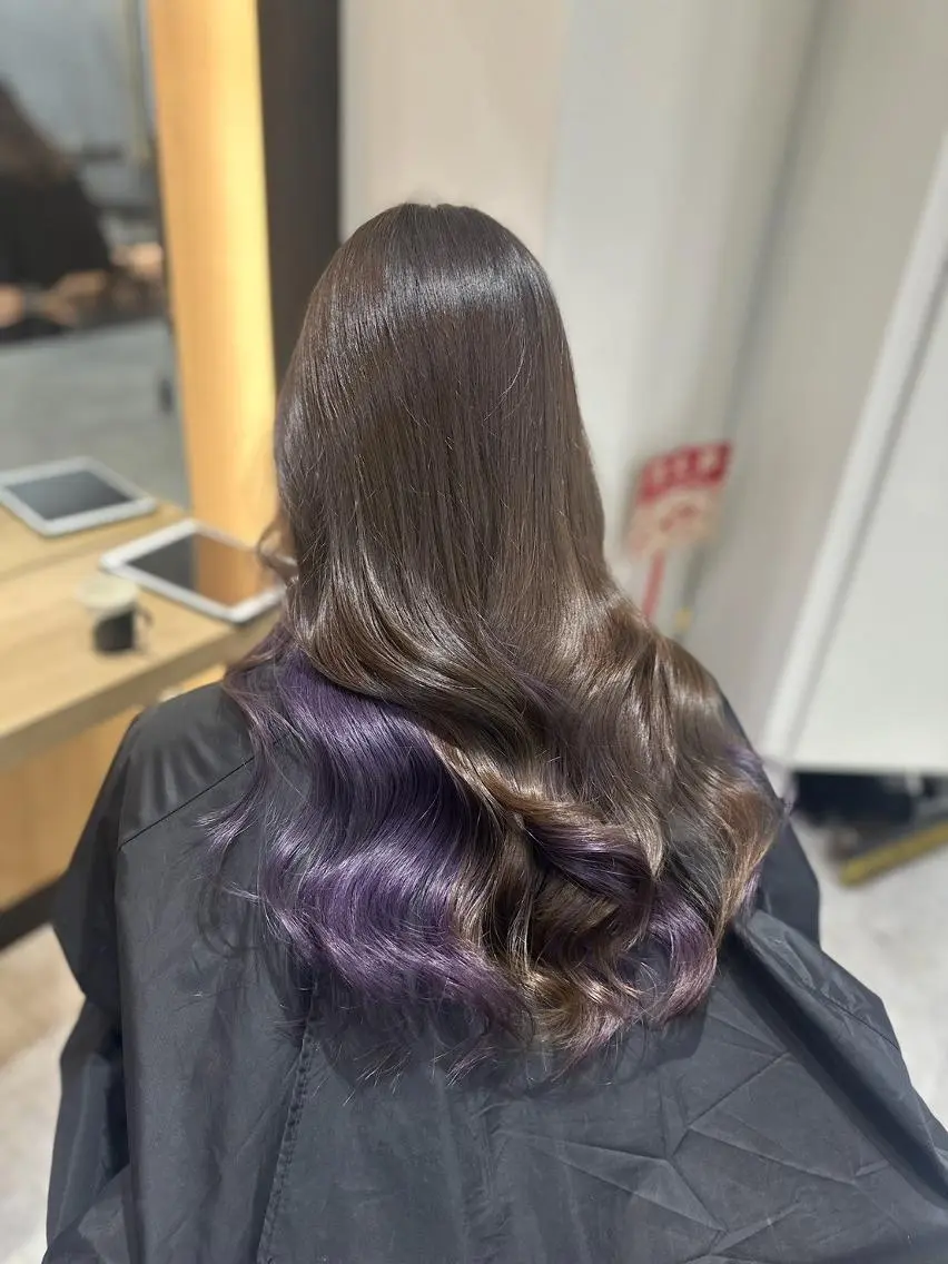 ミディアム カラー L.E.M 仙台のヘアスタイル