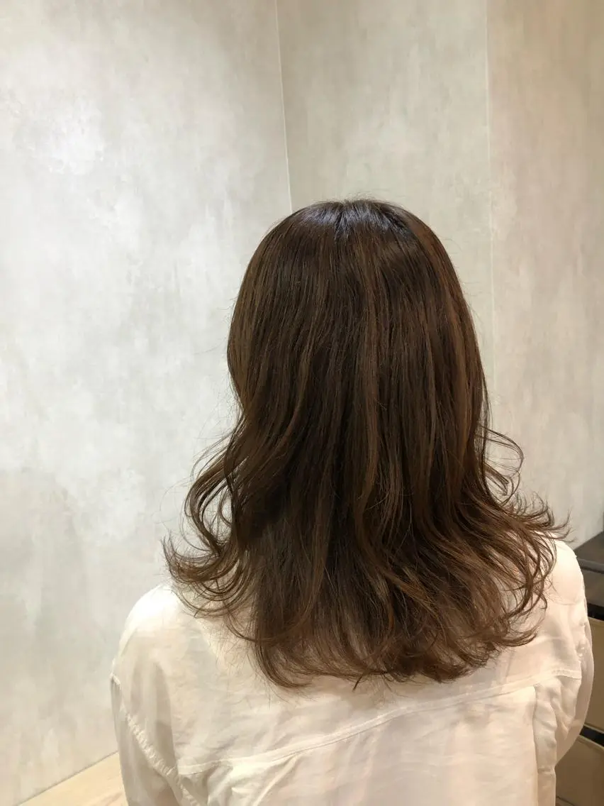 セミロング カット ヘアカラー トリートメント 髪質改善 🐶とっくんのヘアスタイル