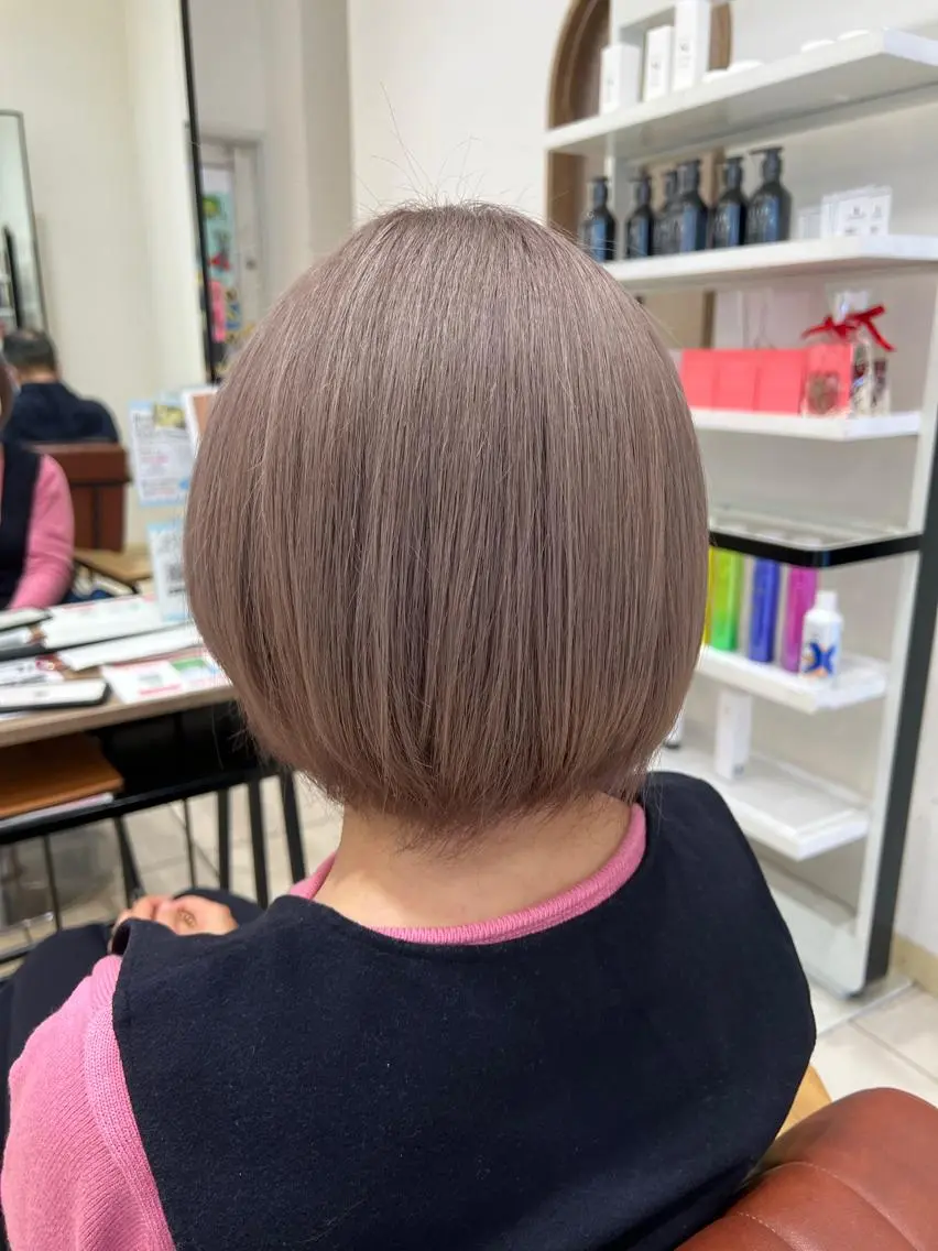 ショート カラー ヘアカラー 髪質改善カラーリスト /根本雄貴のヘアスタイル