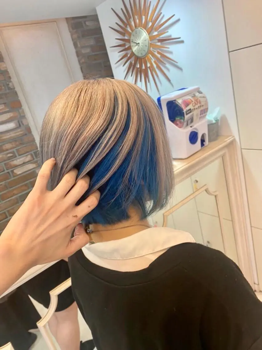 ショート カラー デザインカラー🎨 下北沢 / 磯部のヘアスタイル