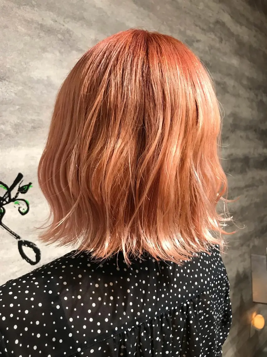 ミディアム カラー Blanco 村松 美里のヘアスタイル