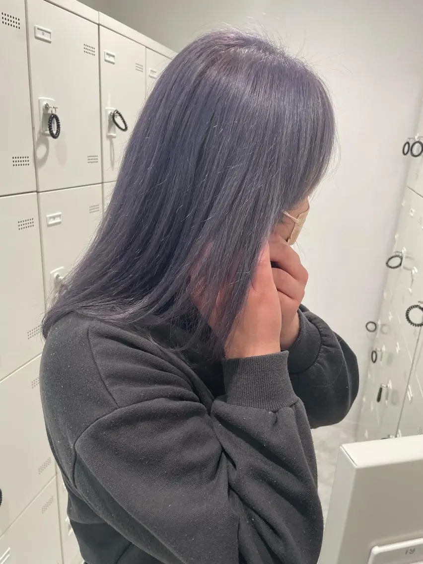 ミディアム カラー 横浜メンズパーマ🔥 大野賢人のヘアスタイル