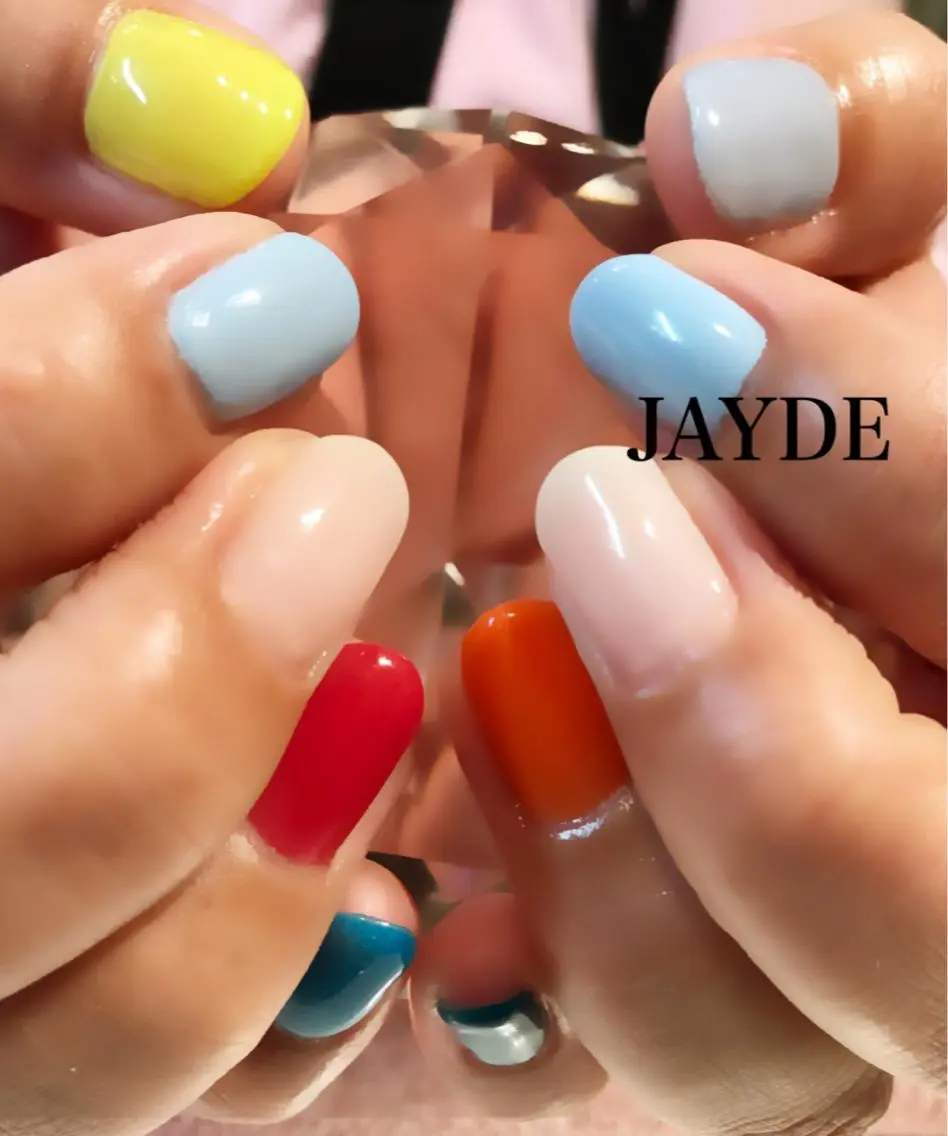 ネイル ワンカラーネイル JAYDE ジェイドのマツエク・マツパデザイン