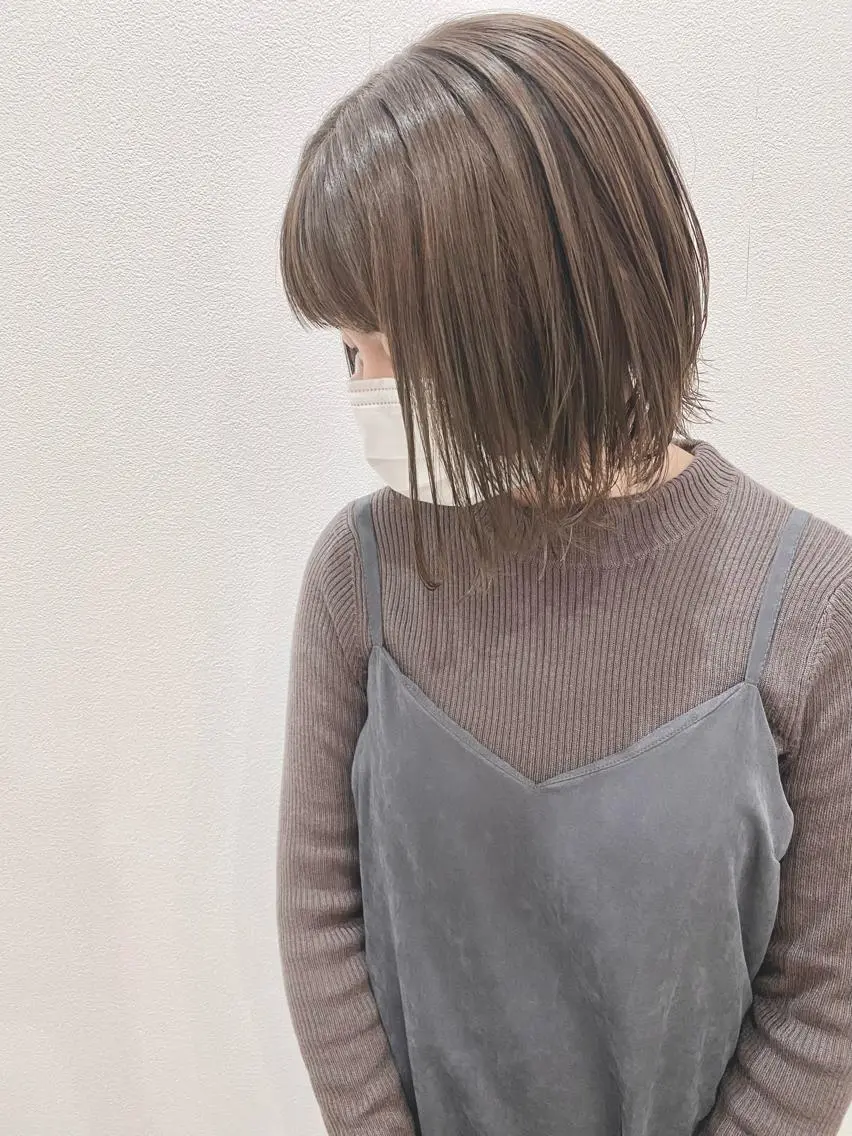 ショート カット ヘアカラー トリートメント MYRTLE TSUNODAのヘアスタイル