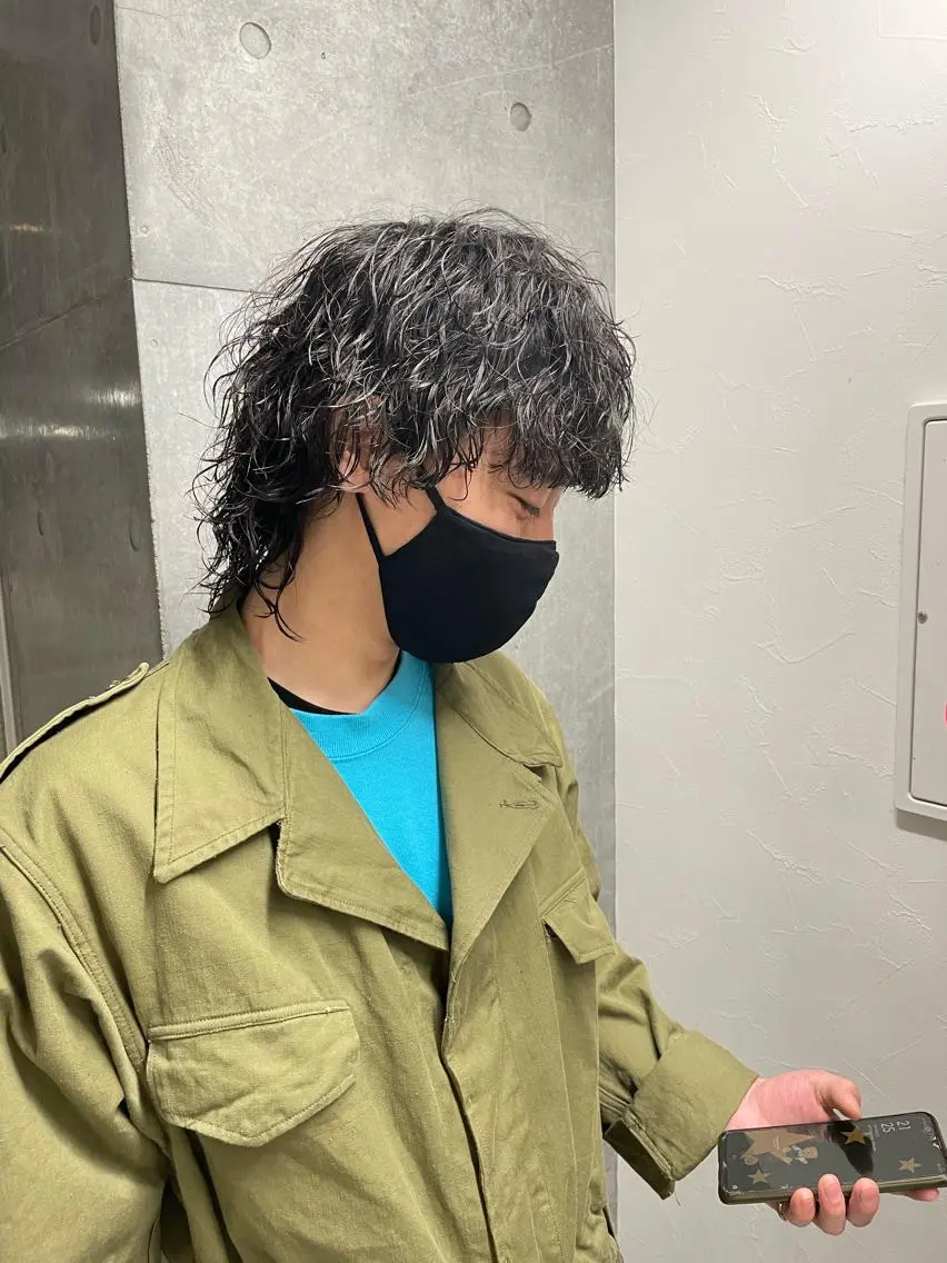 パーマ メンズ メンズモテパーマ💙 fuwaのヘアスタイル
