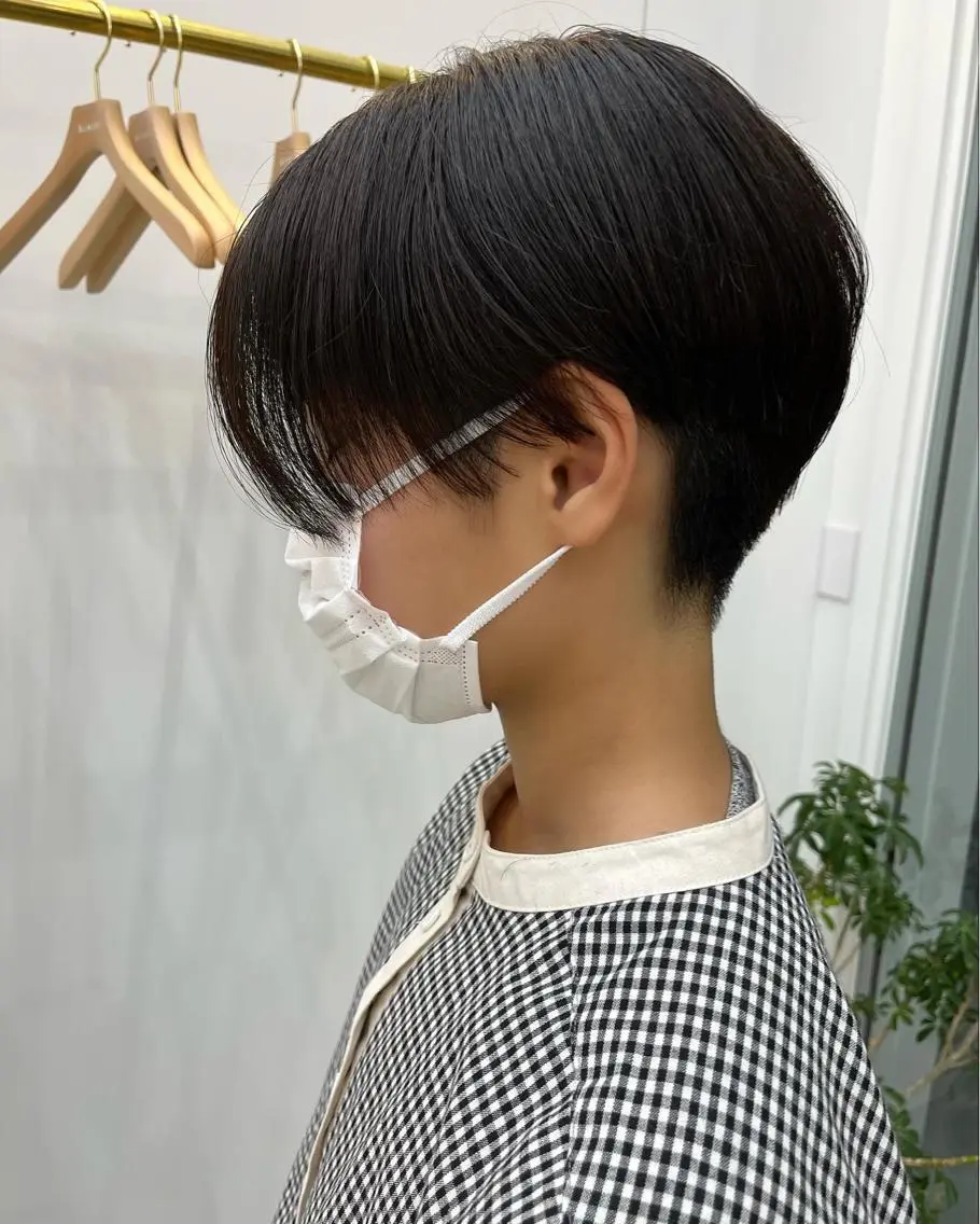 ショート ハンサムショート ショートヘア 網谷 萌夏のヘアスタイル