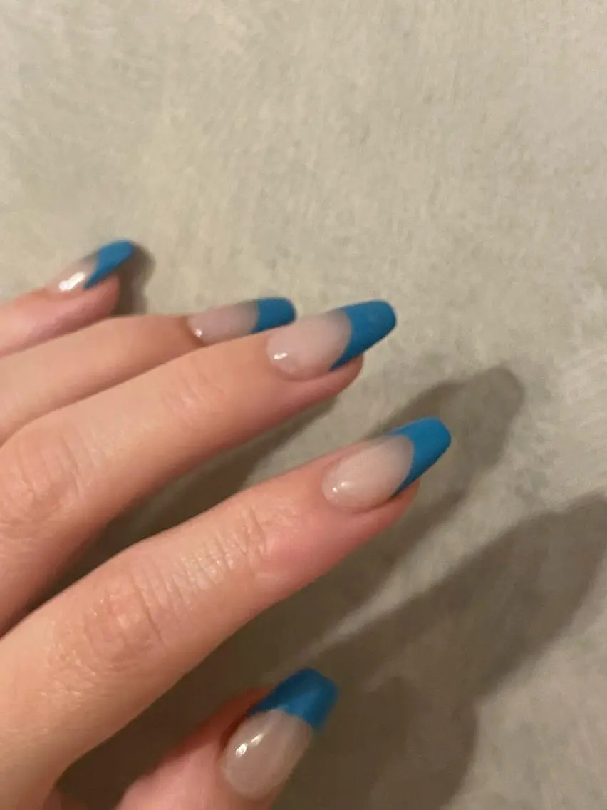 ロング ハンドネイル m kaori𓃟のネイルデザイン