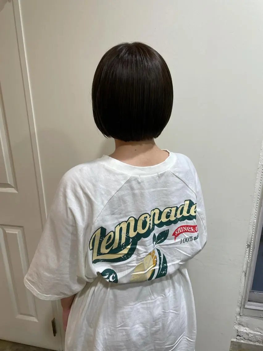 ショート カラー カット ヘアカラー トリートメント MIOベージュカラー 柔らかいカラーのヘアスタイル