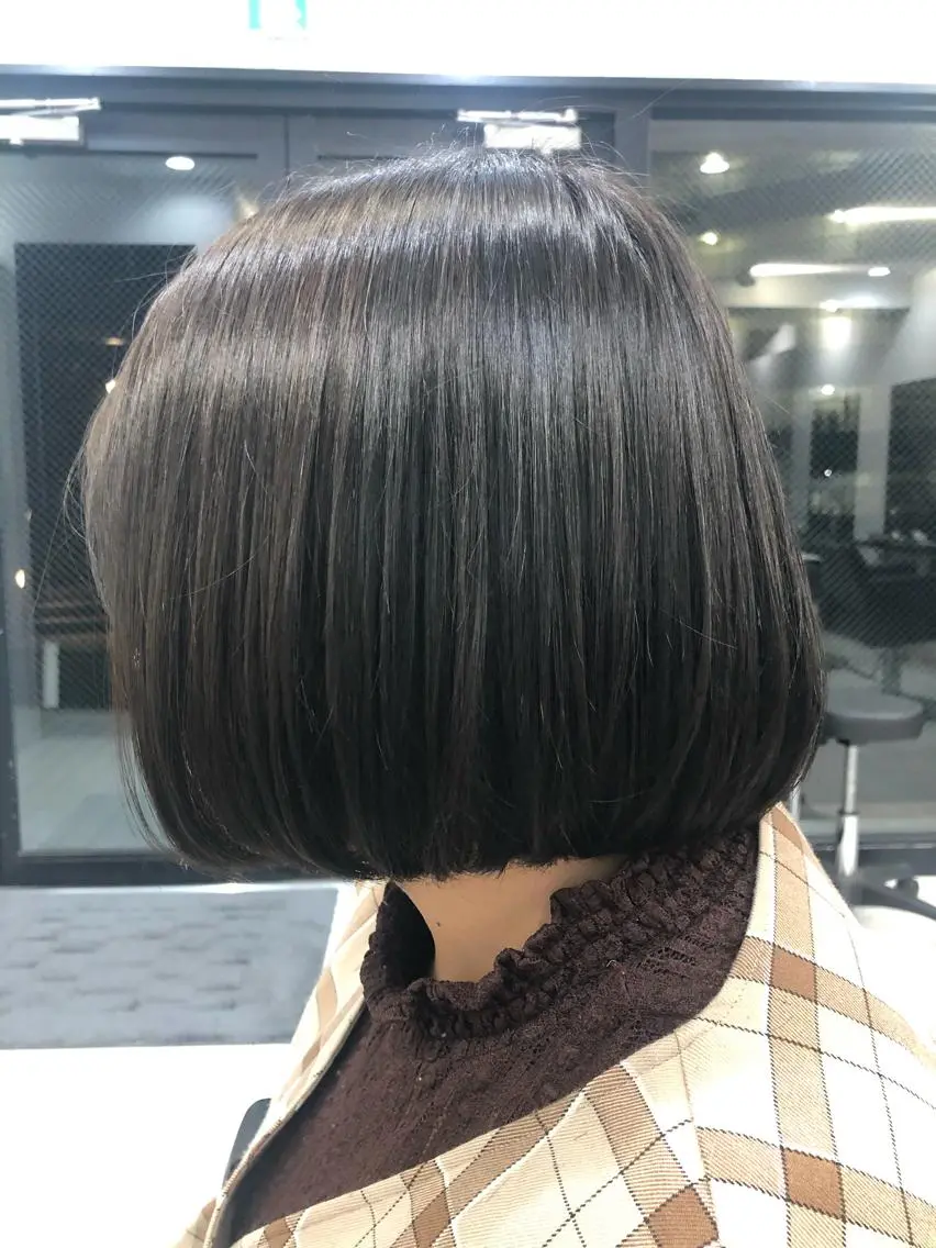 ショート ボブ カット ヘアカラー トリートメント ヘッドスパ 縮毛矯正の達人 ☆ 松本のヘアスタイル