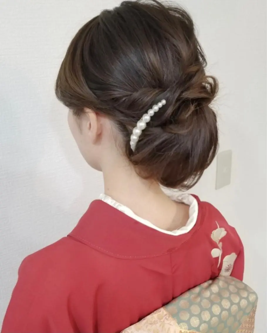 セミロング ヘアアレンジ nb. nobayashiのマツエク・マツパデザイン