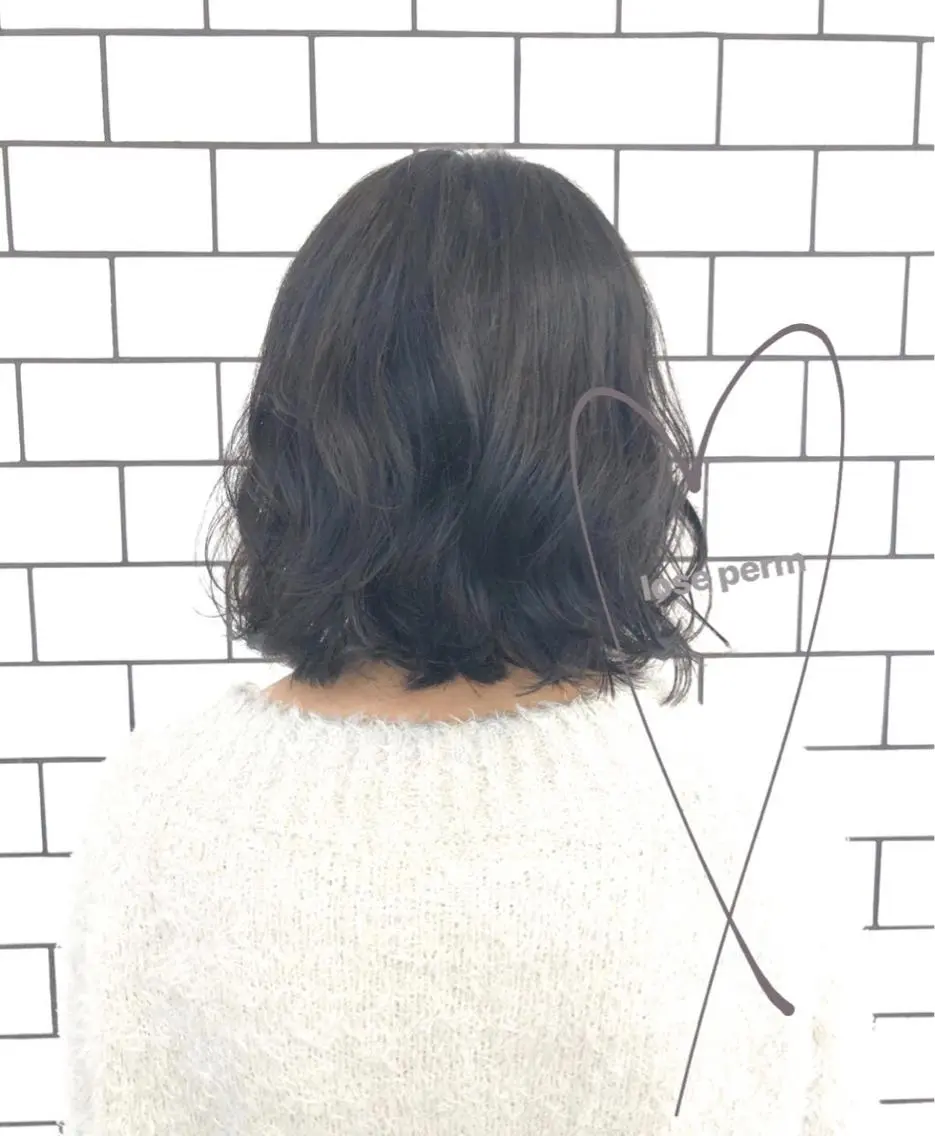 ショート パーマ お洒落パーマ/ 艶カラー/michiのヘアスタイル