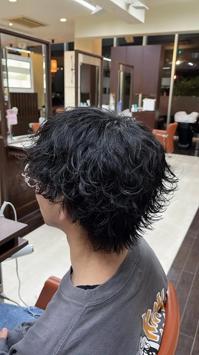 パーマ メンズ メンズパーマ 波巻きパーマ 🧊メンズ特化🧊 高木航希のヘアスタイル