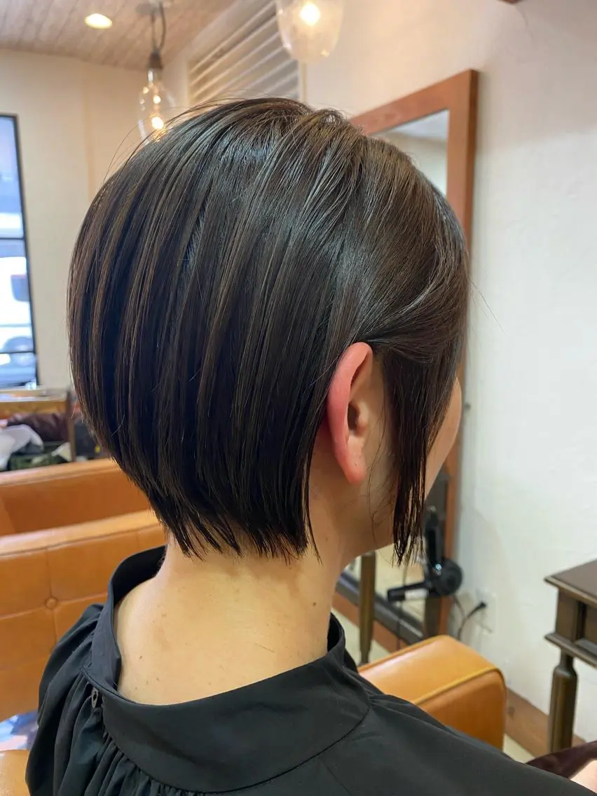 ショート カット ヘアカラー トリートメント くびれショート・ボブ カットorパーマ特化のヘアスタイル