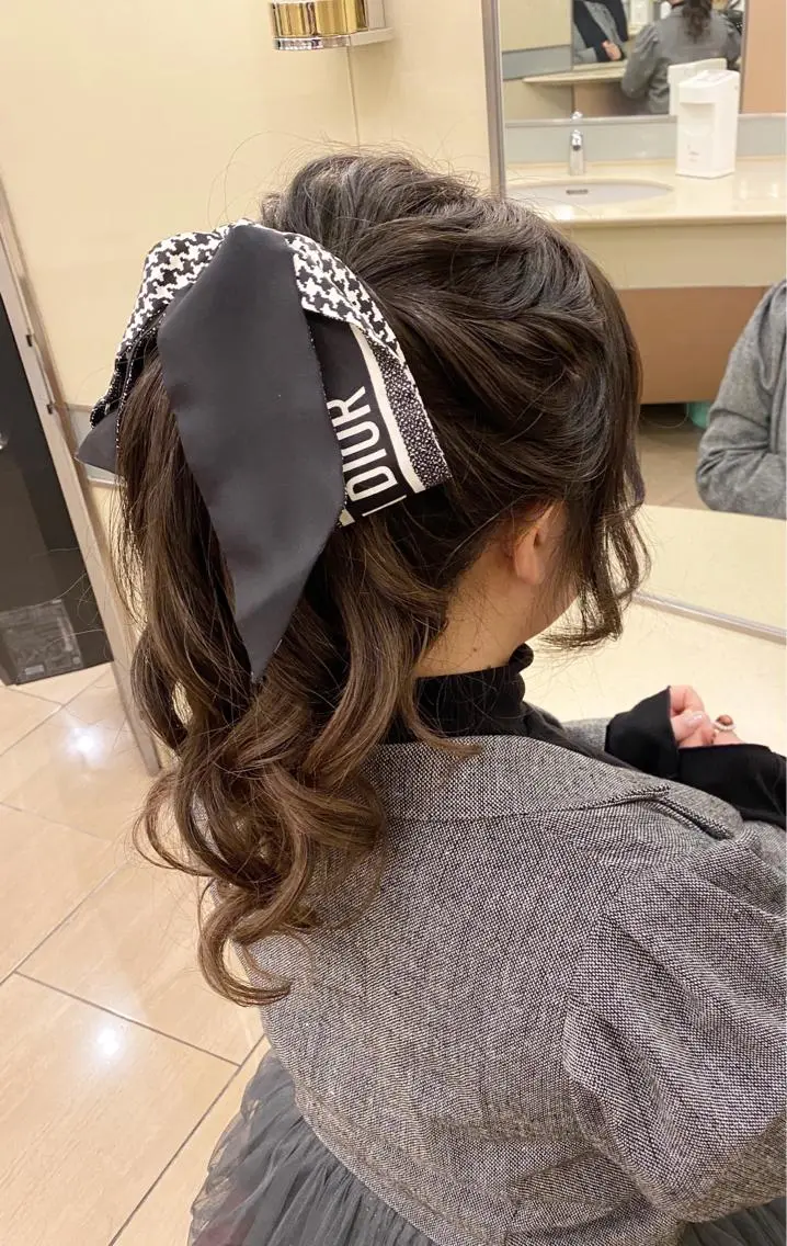 ロング ヘアアレンジ ヘアセット専門店 Rのヘアスタイル