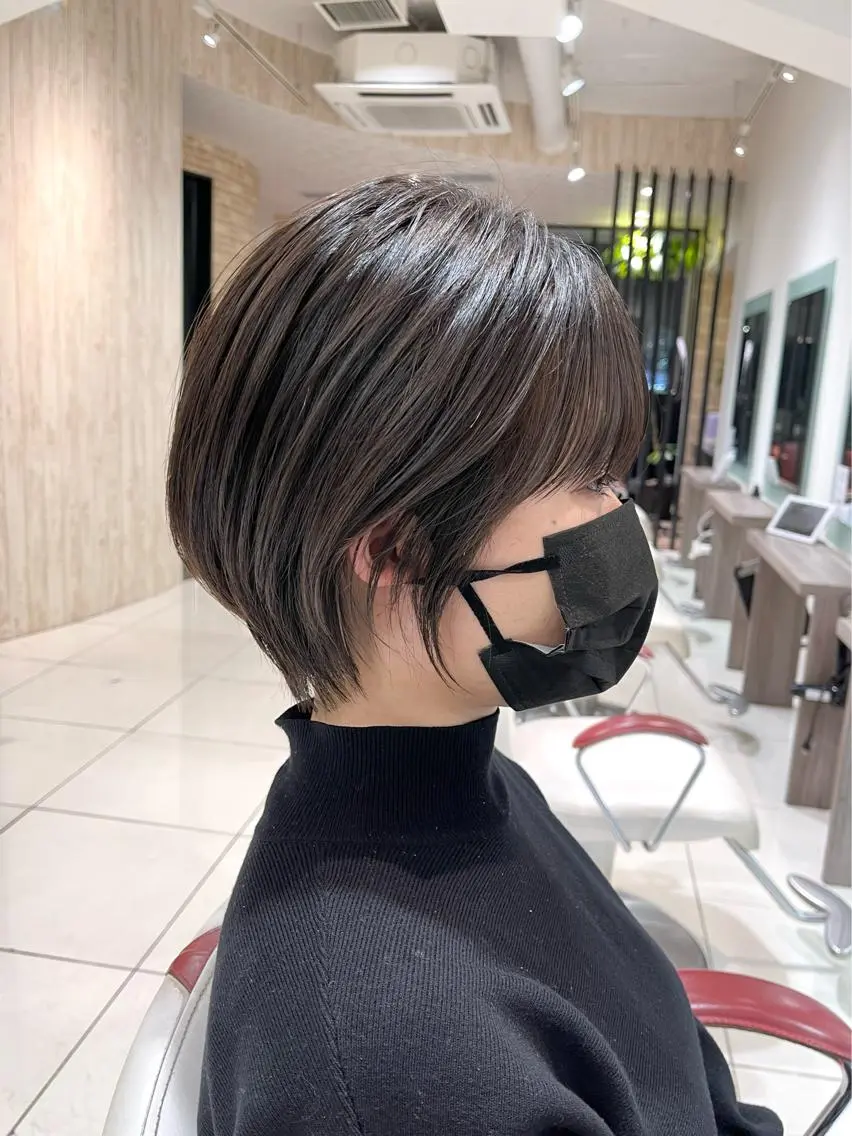 ショート ショートボブ ハンサムショート 丸みショート ボブ ショートヘア 荻窪/ショートヘア✨ ショートボブ長松大哉のヘアスタイル