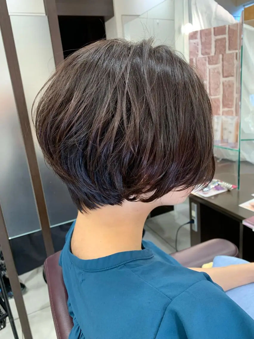 ショート カラー HAREru. モデル募集【戸塚】のヘアスタイル