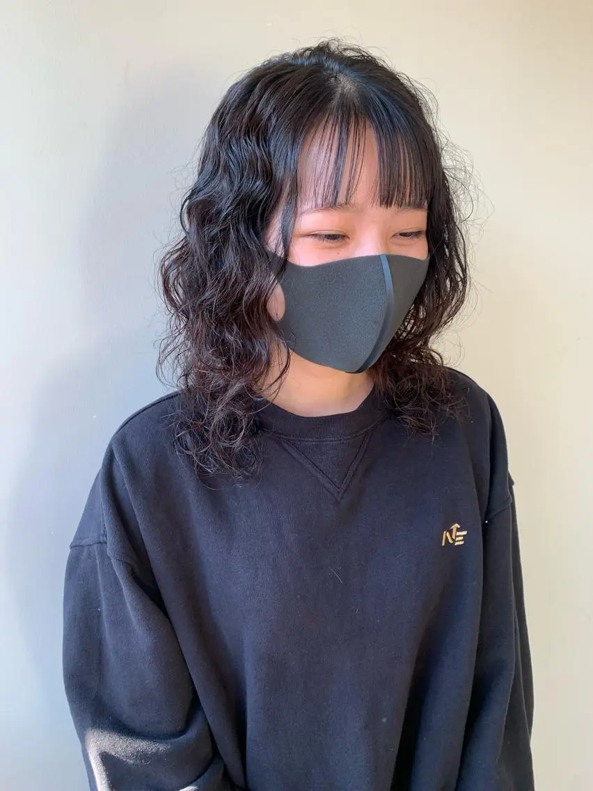 セミロング パーマ AR.MARA サトウヒカルのヘアスタイル