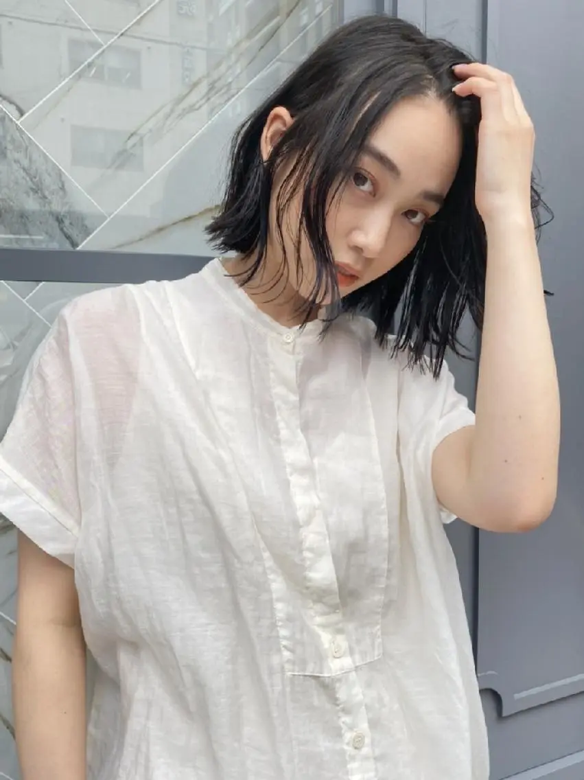 ミディアム ボブ 髪質改善:クロスパー マ特化型⭐中西雄大✂のヘアスタイル