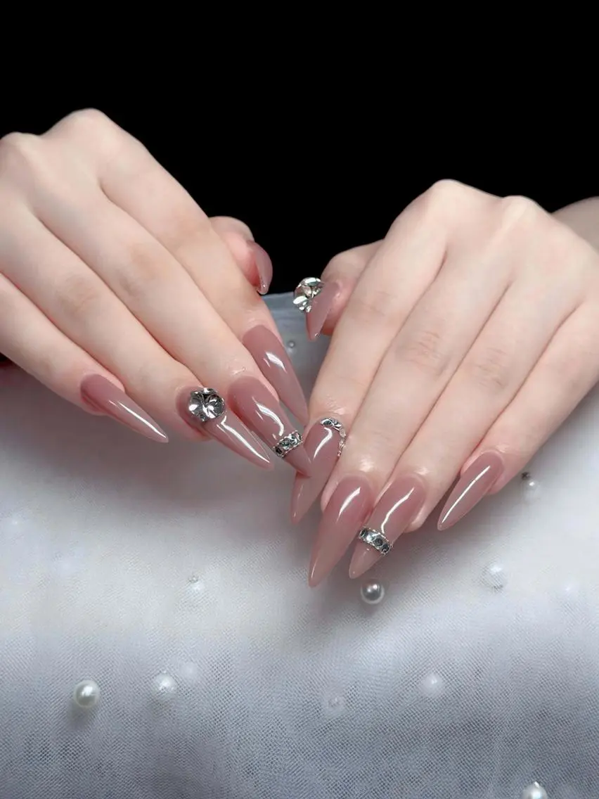 ネイル オーロラネイル チークネイル フットネイル ジェルネイル 韓国ネイル ハンドネイル H.baby Nail Salonのネイルデザイン
