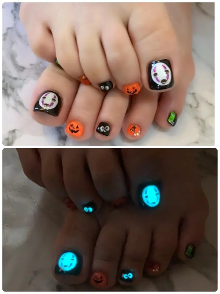 ネイル アニマル柄 アートネイル フットネイル ニュアンスネイル ネイルチップ x.1.0.nail ♡Cのネイルデザイン