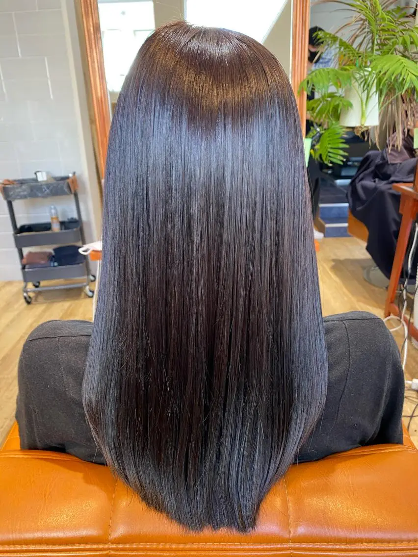 セミロング カラー カット ヘアカラー トリートメント ヘッドスパ 艶美髪マスター 店長✂︎YUKKEのヘアスタイル