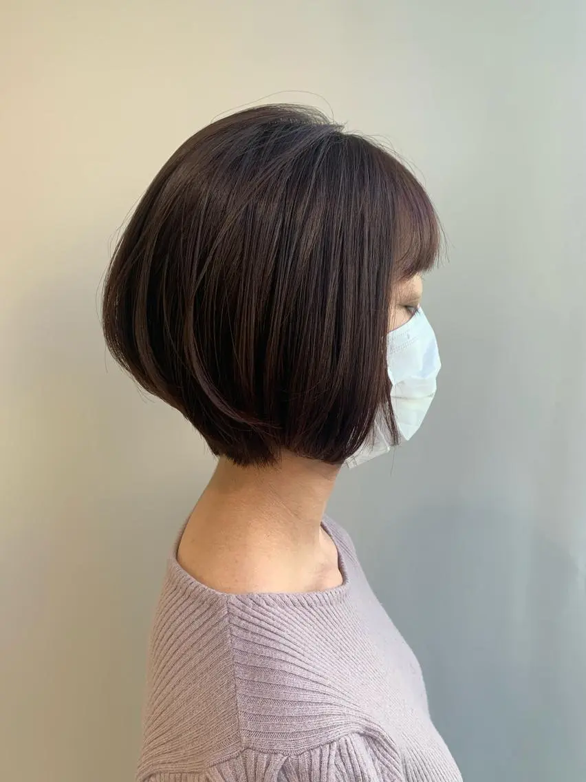 ショート カラー パーマ ヘアアレンジ 加藤 綾華のヘアスタイル